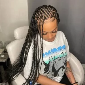 Cornrows (with Extension and without Extension)