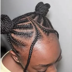 Cornrow (With and Without Extension) - Kids